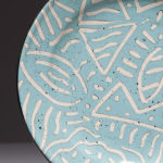 Carved Agua. Available in 8 and 12 inch plates, bowls, cups, and tumblers.<br> Available in 14 other colors.
