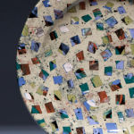 Mosiac. Available in 8 and 12 inch plates, 10 inch bowl, or 5 inch saucer.