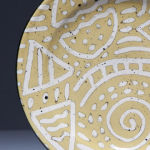Carved Yellow. Available in 8 and 12 inch plates, bowls, cups, and tumblers.<br> Available in 14 other colors.
